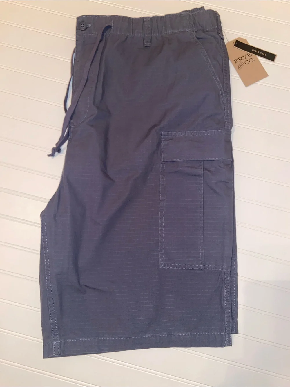 FRYE‎ AND CO. Mens Big & Tall Cargo Shorts Dark Gray Size 44 Gorpcore NWT